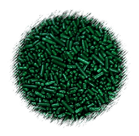 Dark Green Jimmies Sprinkles | www.sprinklebeesweet.com