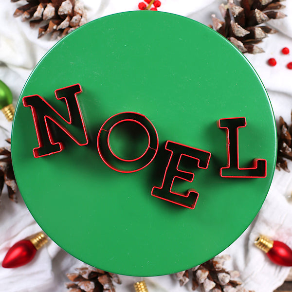 Noel Christmas Cookie Cutter Set | www.sprinklebeesweet.com