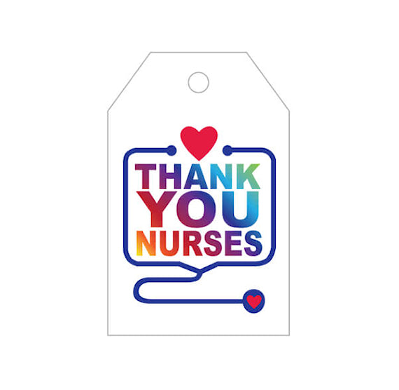 Thank You Gift Tags for Nurses | www.sprinklebeesweet.com