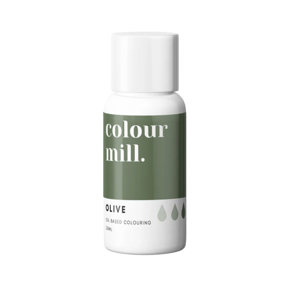 Colour Mill Oil Based Coloring: Olive | www.sprinklebeesweet.com