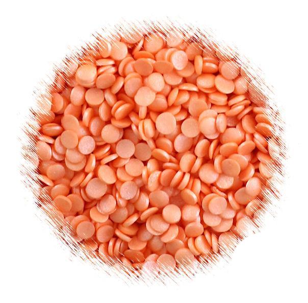 Shimmer Orange Dot Sprinkles: 4mm | www.sprinklebeesweet.com