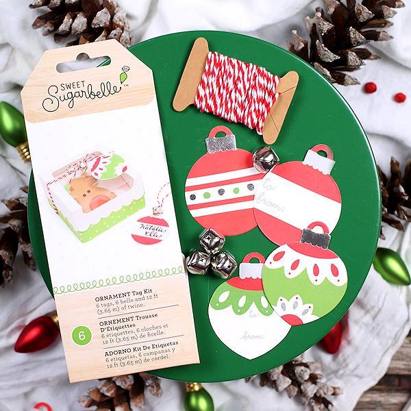 Sweet Sugarbelle Christmas Gift Tags: Ornament | www.sprinklebeesweet.com