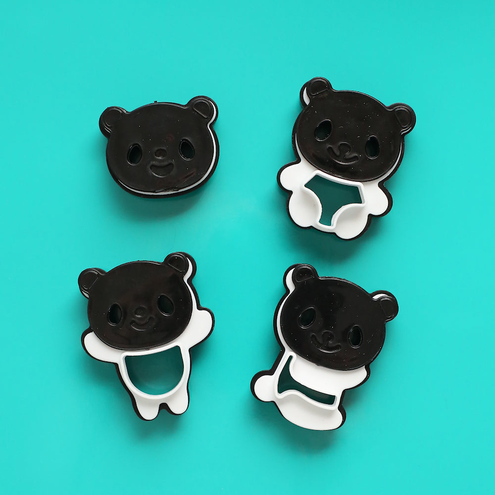 Panda Bear Cookie Cutter Set | www.sprinklebeesweet.com