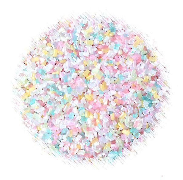 Bulk Sparkling Sugar: Shimmer Pastel Rainbow | www.sprinklebeesweet.com