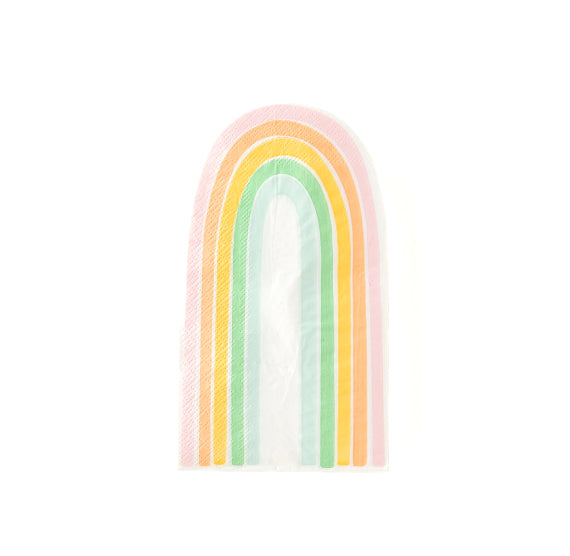 Pastel Rainbow Napkins | www.sprinklebeesweet.com