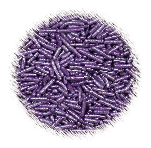 Shimmer Purple Jimmies Sprinkles | www.sprinklebeesweet.com