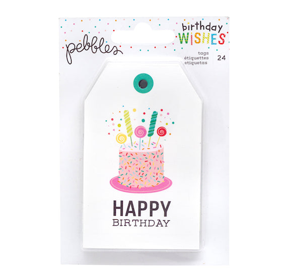 Pebbles Happy Hooray Gift Tags | www.sprinklebeesweet.com