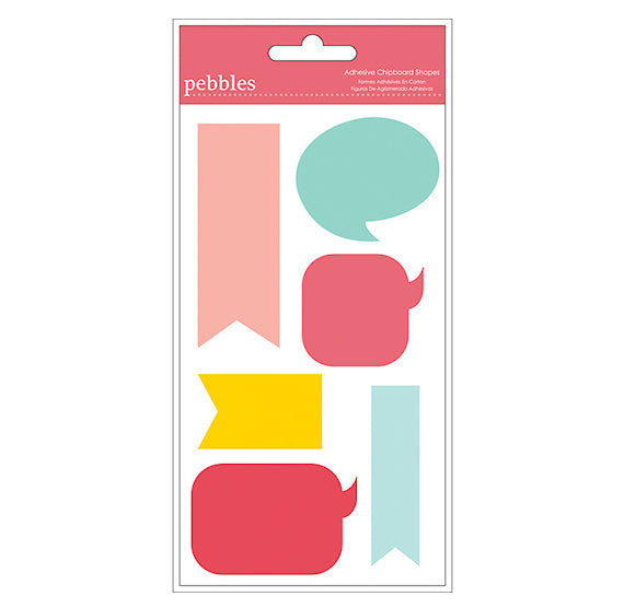 Pebbles Shaped Gift Tag Stickers: Pastel | www.sprinklebeesweet.com