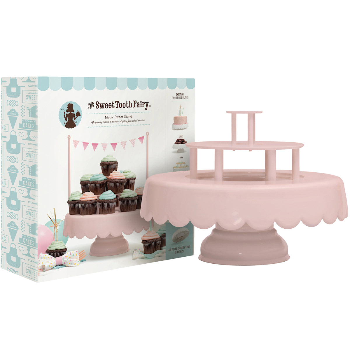 Sweet Tooth Fairy Cake Stand: Pink | www.sprinklebeesweet.com