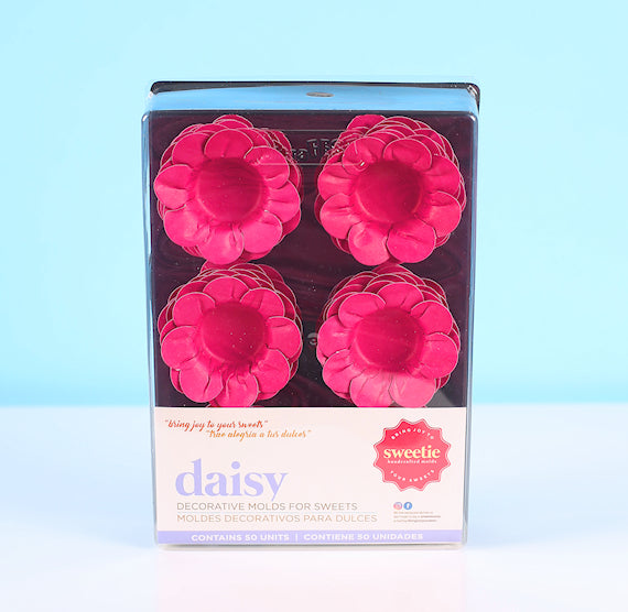 Daisy Flower Candy Cups: Pink | www.sprinklebeesweet.com