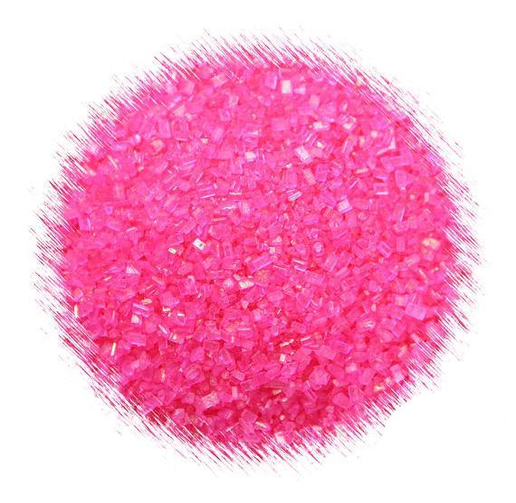 Bright Pink Sparkling Sugar | www.sprinklebeesweet.com
