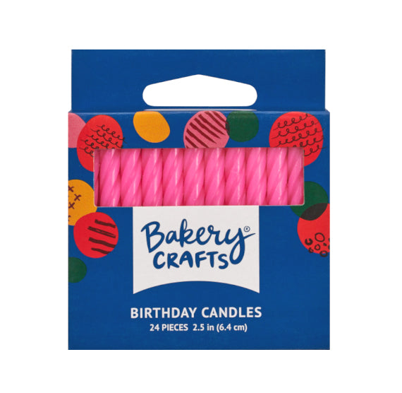 Pink Birthday Candles | www.sprinklebeesweet.com