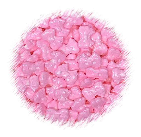 Pink Bow Candy Sprinkles | www.sprinklebeesweet.com