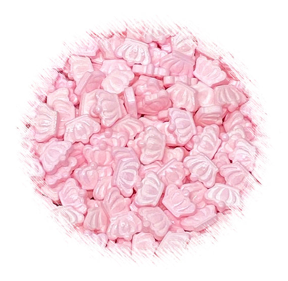 Light Pink Crown Candy Sprinkles | www.sprinklebeesweet.com