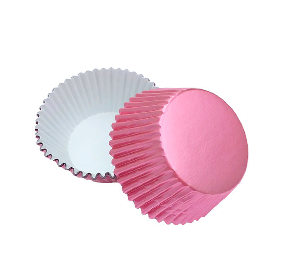 Bulk Cupcake Liners: Light Pink Foil | www.sprinklebeesweet.com