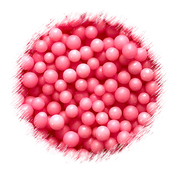 Pink Sugar Pearls: 4mm | www.sprinklebeesweet.com