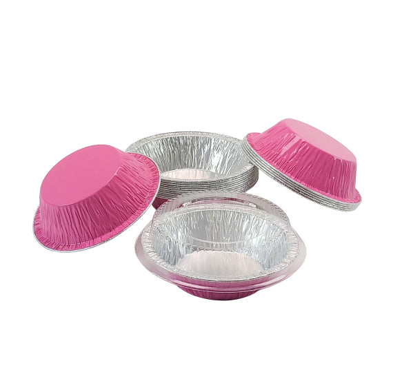 Small 5" Pie Pans with Lids: Pink | www.sprinklebeesweet.com