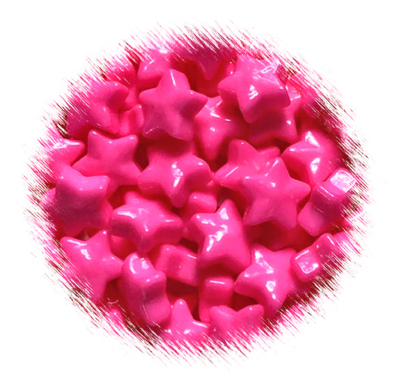 Pink Star Candy Sprinkles | www.sprinklebeesweet.com