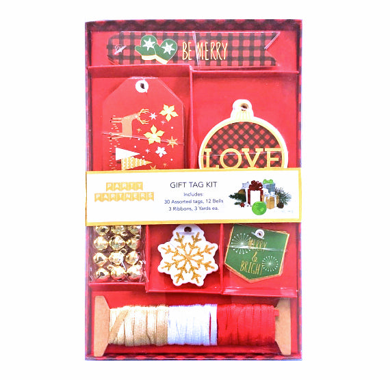 Christmas Gift Tag Kit: Buffalo Plaid | www.sprinklebeesweet.com