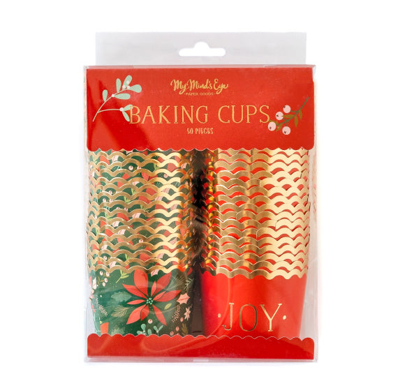Christmas Baking Cups: Poinsettia | www.sprinklebeesweet.com