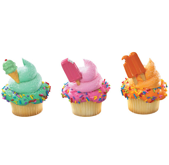 Summer Treats Cupcake Picks | www.sprinklebeesweet.com