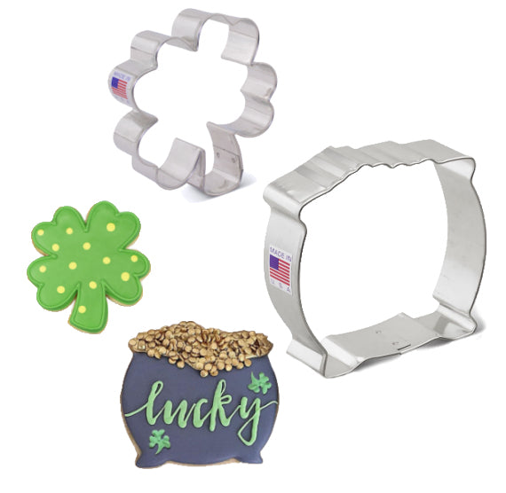 St Patrick's Day Cookie Cutter Set | www.sprinklebeesweet.com