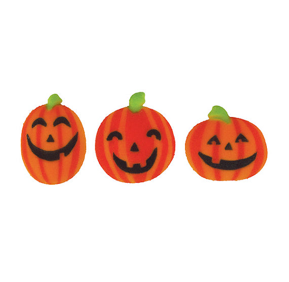Halloween Sugar Toppers: Pumpkin | www.sprinklebeesweet.com