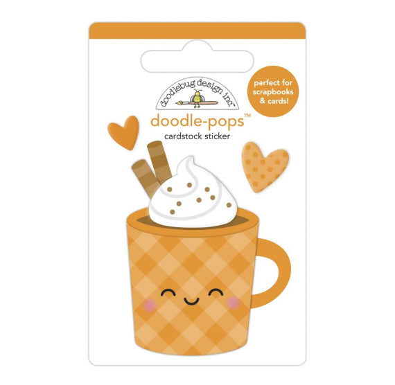 Doodle-Pops Stickers: Pumpkin Spice | www.sprinklebeesweet.com