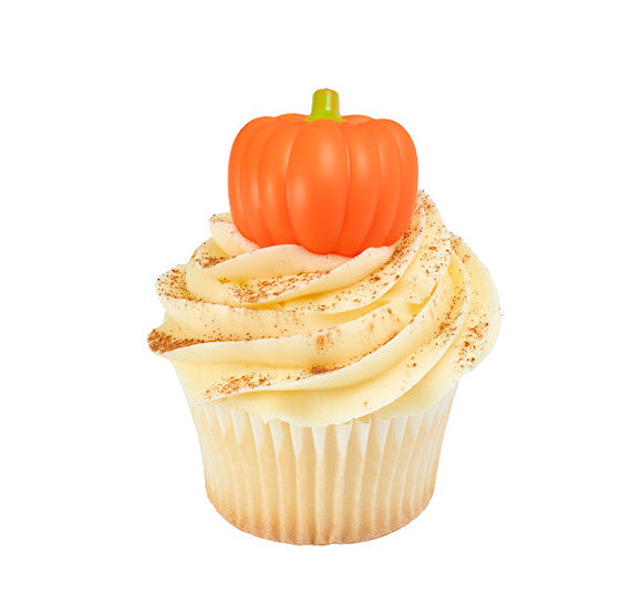 Pumpkin Cupcake Topper Rings | www.sprinklebeesweet.com
