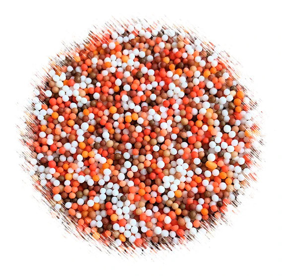 Bulk Nonpareils Mix: Pumpkin Spice | www.sprinklebeesweet.com