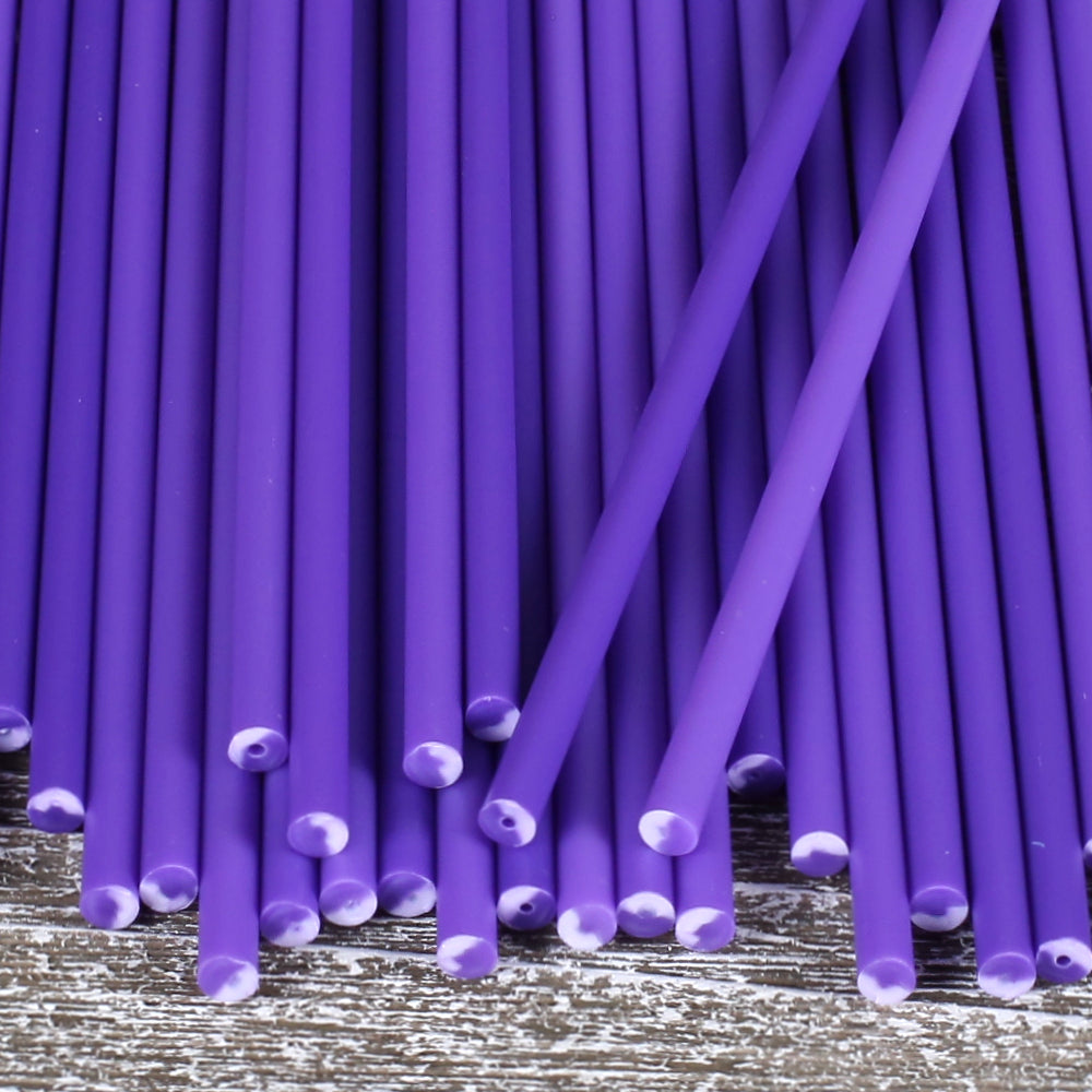 Bulk Purple Lollipop Sticks: 6" | www.sprinklebeesweet.com