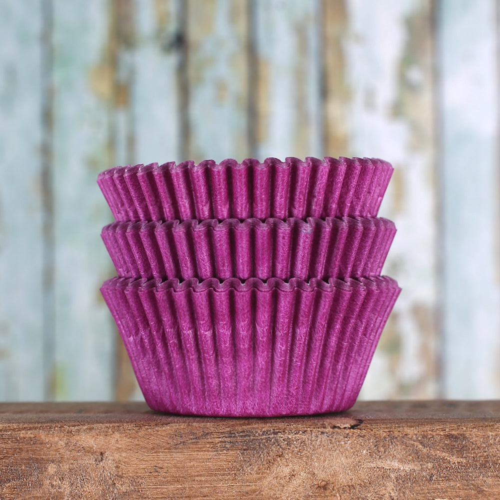 Bulk Purple Cupcake Liners: Solid | www.sprinklebeesweet.com