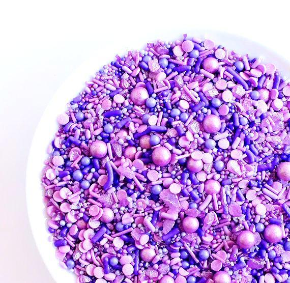 Sprinklefetti™ Ombre Purple Sprinkle Mix | www.sprinklebeesweet.com
