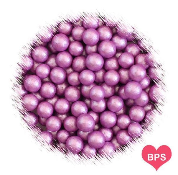 Large Shimmer Purple Sugar Pearls | www.sprinklebeesweet.com