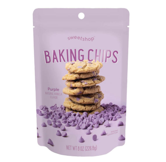 Sweetshop Purple Baking Chips | www.sprinklebeesweet.com