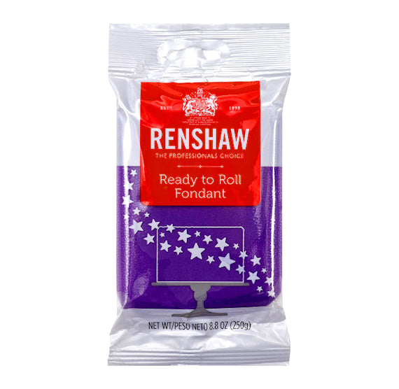 Renshaw Purple Fondant: 8.8oz | www.sprinklebeesweet.com