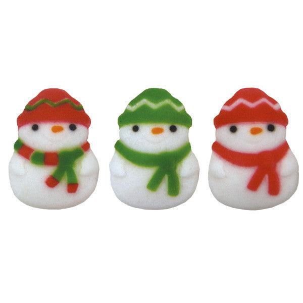 Snowman Sugar Toppers: BULK BOX | www.sprinklebeesweet.com