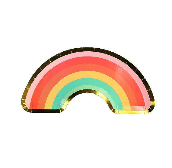 Rainbow Plates | www.sprinklebeesweet.com