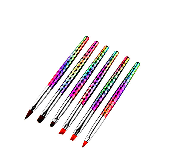 Rainbow Paint Brush Set: Short | www.sprinklebeesweet.com