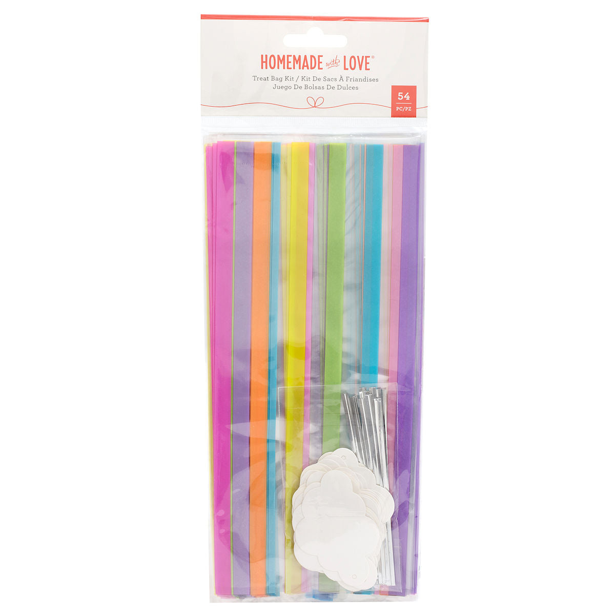 Bright Rainbow Treat Bags Kit | www.sprinklebeesweet.com