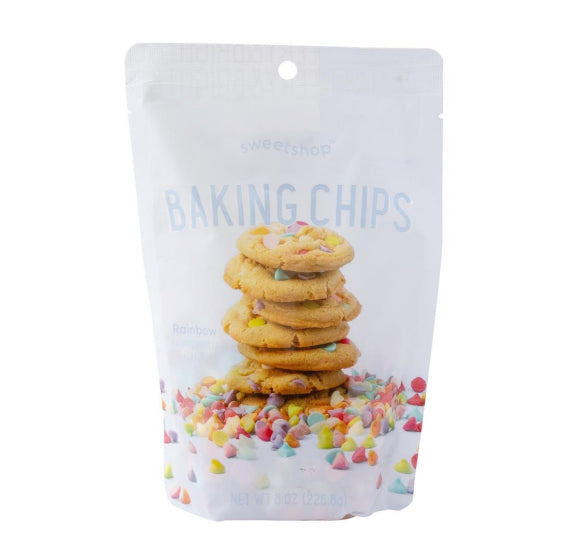 Sweetshop Rainbow Baking Chips | www.sprinklebeesweet.com