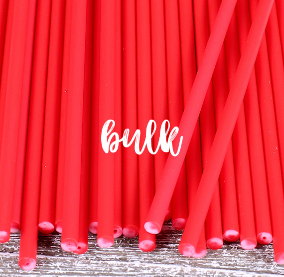 Bulk Red Lollipop Sticks: 6" | www.sprinklebeesweet.com
