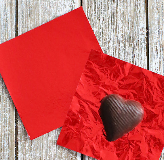 Red Foil Candy Wrappers | www.sprinklebeesweet.com