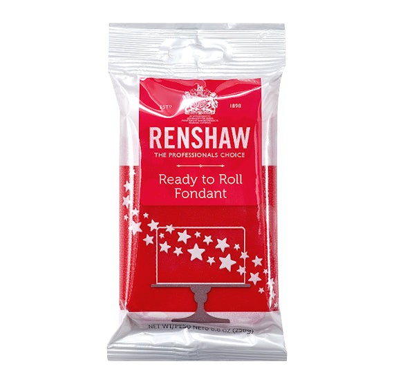 Renshaw Red Fondant: 8.8oz | www.sprinklebeesweet.com
