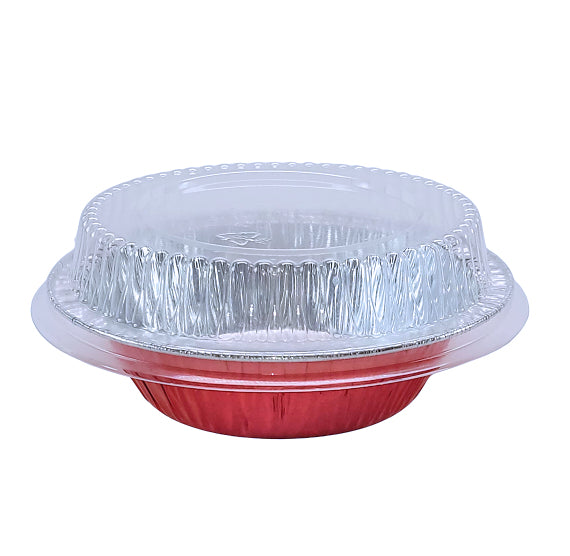 Small 5" Pie Pans with Lids: Red | www.sprinklebeesweet.com