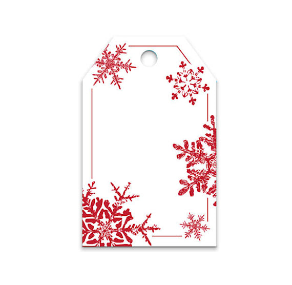 Snowflake Gift Tag Labels Editable Christmas Gift Tags With Snowman
