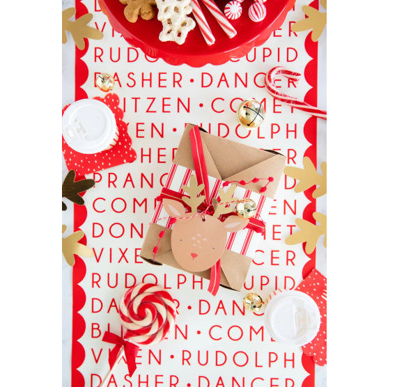 Reindeer Shaped Oversized Gift Tags | www.sprinklebeesweet.com