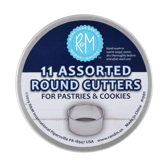 Round Cookie Cutters Set of 11 | www.sprinklebeesweet.com