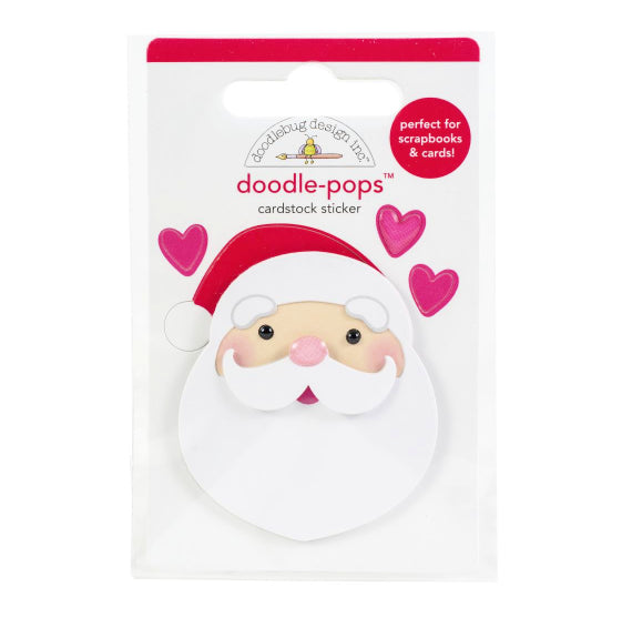 Doodle-Pops Stickers: I Love Santa | www.sprinklebeesweet.com
