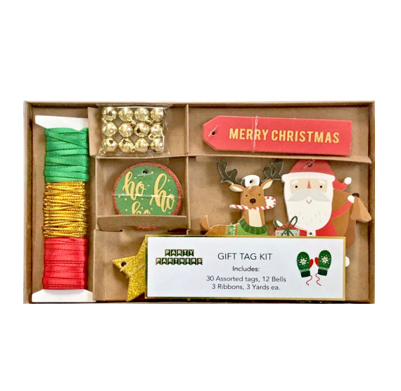 Christmas Gift Tag Kit: Jolly Santa | www.sprinklebeesweet.com
